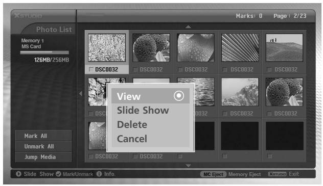 LGTELéVISEUR NC - Affichage d'une image et menu déroulant - 1