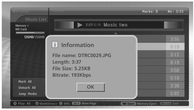 LGTELéVISEUR NC - Propriétés des fichiers - 1
