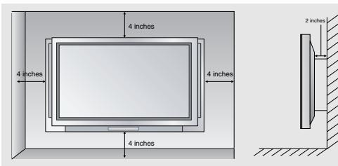LGTELéVISEUR NC - Fixation murale - 1