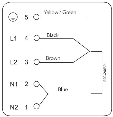 HAIER HAMITSJP86MC/1 - Connecting the hob to the mains power supply - 6