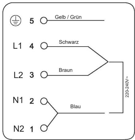 HAIER HAMITSJP86MC/1 - Anschlieben des Kochfeldes an das Stromnetz - 6