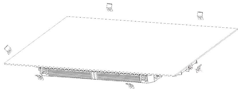 HAIER HAMITSJP86MC/1 - Ausrichtung der Position der Halterung - 1