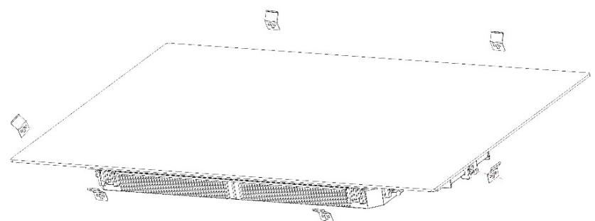 HAIER HAMITSJP86MC/1 - Regolazione della posizione delle staffe - 1