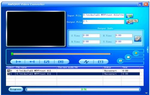 PROLINE PL20 BLACK 46B - Convertir des fichiers dans le format AMV - 3