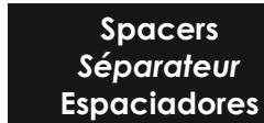AVF SDCL1140 - No Spacers Pas de Séparateur Sin espaciadores - 2