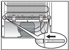 PANASONIC NR-BN31AW2 - Mise en place des guides de maintien de la distance - 1