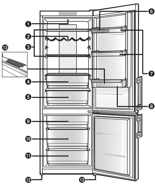 PANASONIC NR-BN31AW2 - Compartiment du condensateur - 2