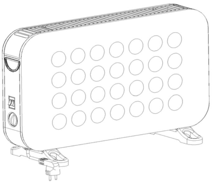 PUR LINE BHC 2000 BLANC - Pur Line montage au sol et mural 2 en 1 modèle bhc-2000 - 1