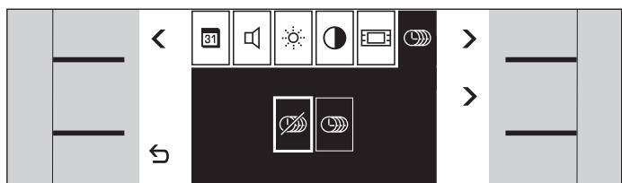 GAGGENAU BS 274-131 - Exemple : modifier l'affichage de veille - 8