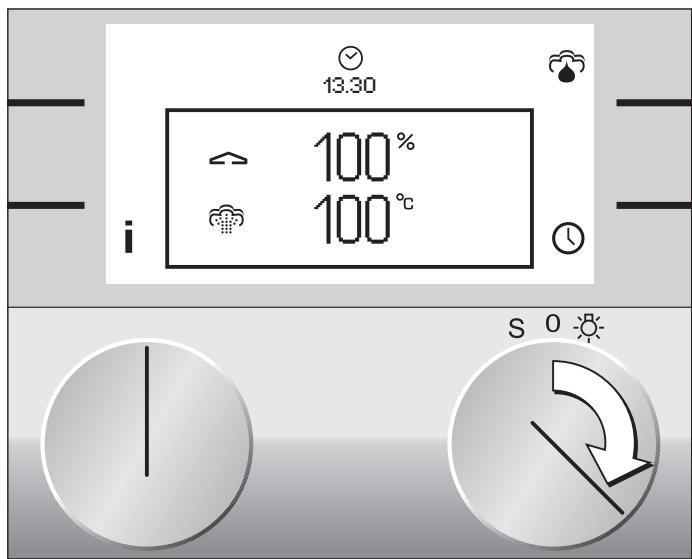 GAGGENAU BS 274-131 - Régler la température et désirer le mode - 1