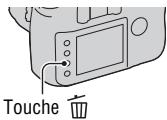 SONY DSLRA850 - Suppression de l'image actuellement affichée - 1