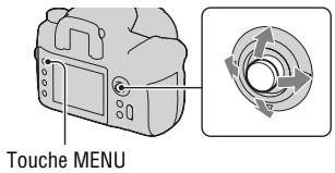 SONY DSLRA850 - Liste des fonctions du menu - 1