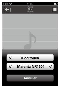 MARANTZ NR1504 SG SILVER - Lecture de titres de votre iPhone, iPod touch ou iPad - 2