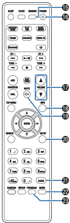 DENON N9 BLANC - Touche REPEAT - 1