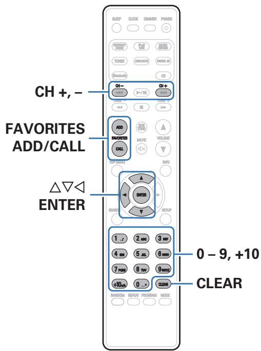 DENON N9 BLANC - Fonction favoris - 1