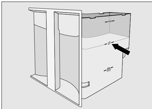 MIELE CVA6401BLANC - Préparer la solution de détartrage - 1