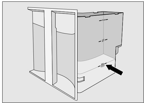 MIELE CVA6401BLANC - Préparer la solution de nettoyage - 1