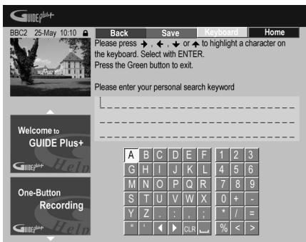PIONEER DVR 440 HK - Appuyez sur la touche d'action JAUNE pour préciser vos préférences. - 4