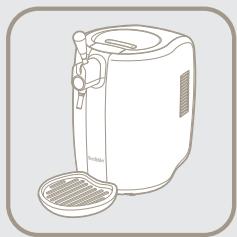 SEB 2796FD - Installer le fût "compatible beertender" à l'intérieur du système - 9