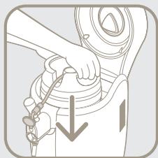 SEB 2796FD - Installer le fût "compatible beertender" à l'intérieur du système - 2