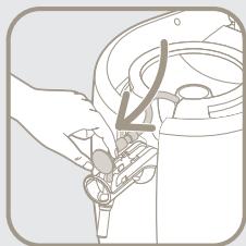 SEB 2796FD - Installer le fût "compatible beertender" à l'intérieur du système - 3