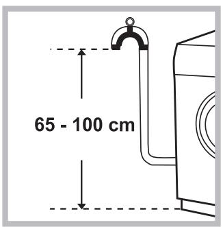 SCHOLTES SWDD129EU - Raccordement du tuyau de vidange - 1