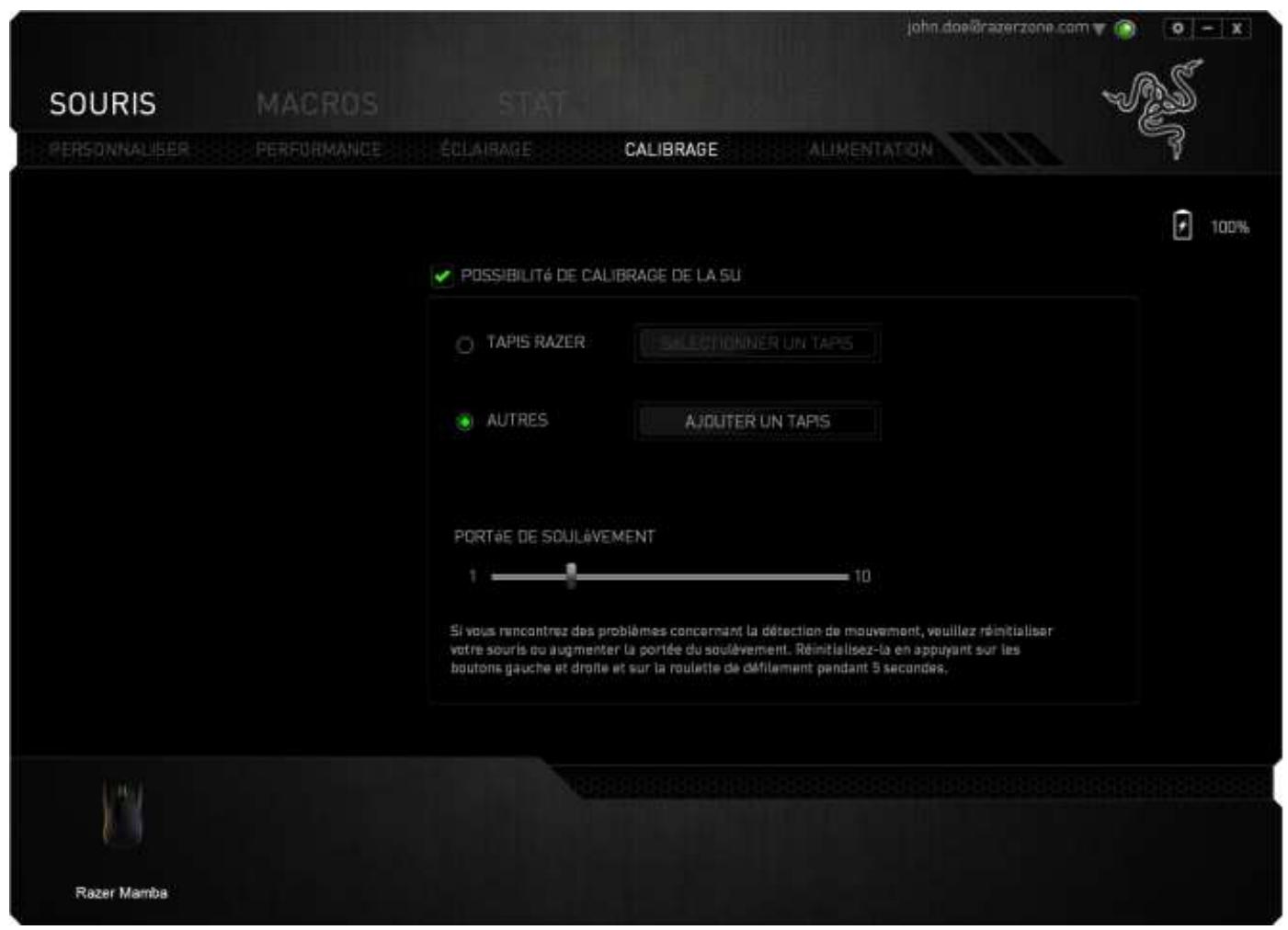 RAZER mAMBA CHROMA - Autres surfaces de détection - 1
