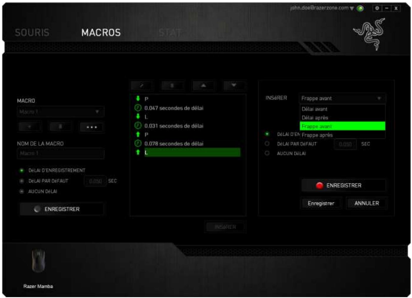 RAZER mAMBA CHROMA - Onglet alimentation - 5