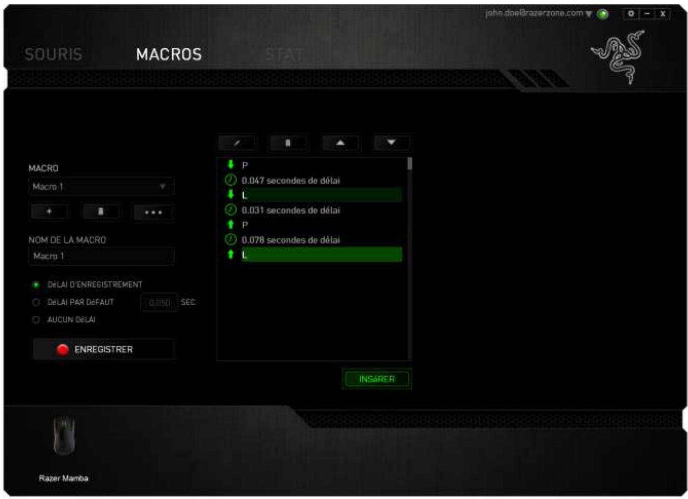 RAZER mAMBA CHROMA - Onglet alimentation - 4