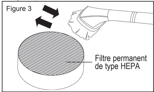BIONAIRE BAP600-TCO - Pour retirer le filtre en vue de son nettoyage: - 1