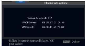 TOSHIBA BDX4350 - Informations système - 1
