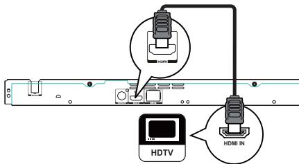 TOSHIBA BDX4350 - Connexion à la prise HDMI - 1