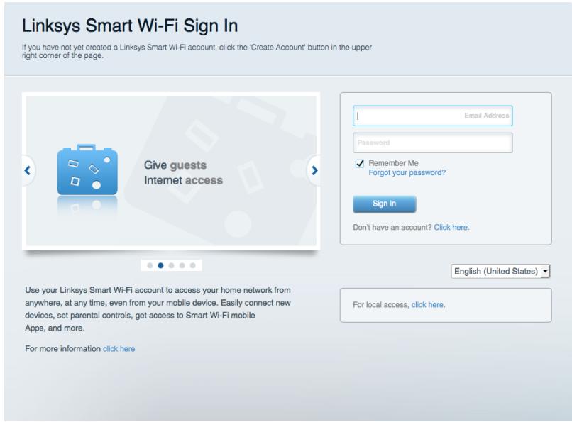 LINKSYS RTREA7500-EU - Comment se connecter à linksys smart wi-fi - 1