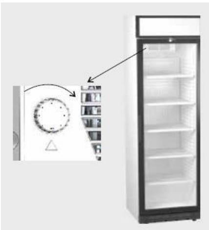 DARTY D370TOP - Different thermostat positions: - 1