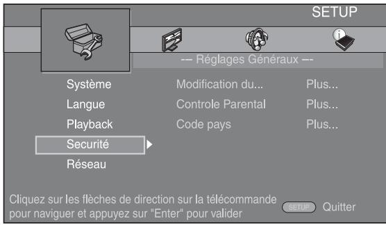 YAMAHA BS-S1067 - Sélectionnez un sous-menu. - 1
