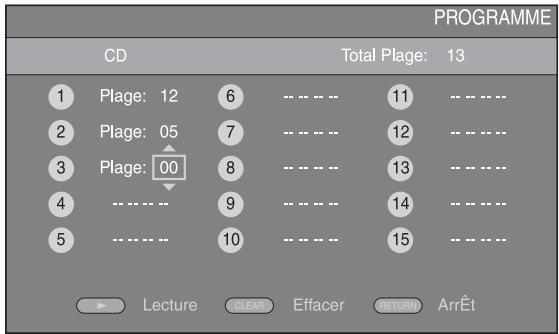YAMAHA BS-S1067 - ■ Programmation de l'ordre de lecture DVD CD - 2