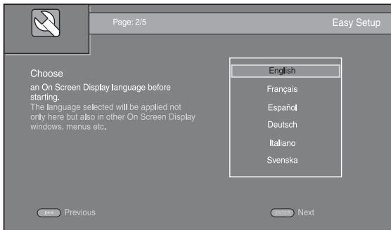 YAMAHA BS-S1067 - Preconfiguration à l'aide de Wizard Initial/Installation facile - 2