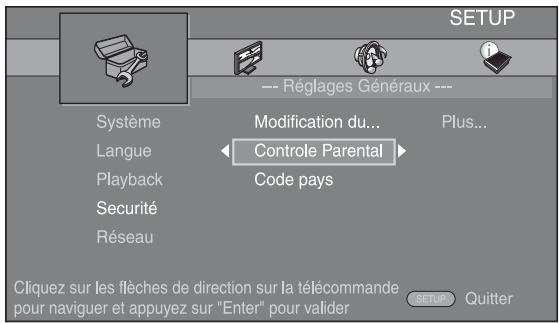 YAMAHA BS-S1067 - Sélectionnez une option de menu. - 1