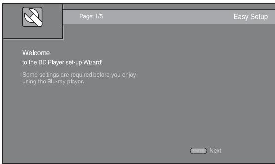YAMAHA BS-S1067 - Preconfiguration à l'aide de Wizard Initial/Installation facile - 1