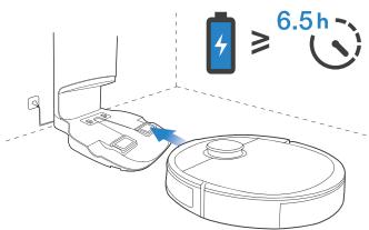 ECOVACS DEEBOT N8 PRO+ - Charger le DEEBOT - 1