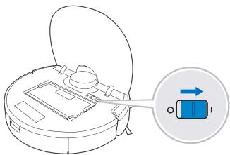 ECOVACS DEEBOT N8 PRO+ - Mise sous tension - 1