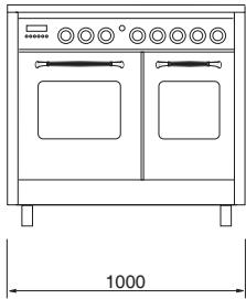 FRATELLI ONOFRI RE 92 DF S INOX - Dimensions d'encombrement (mod. 108) - 1
