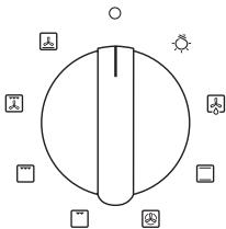 FRATELLI ONOFRI RE 92 DF S INOX - Sélecteur de fonctions du four - 1