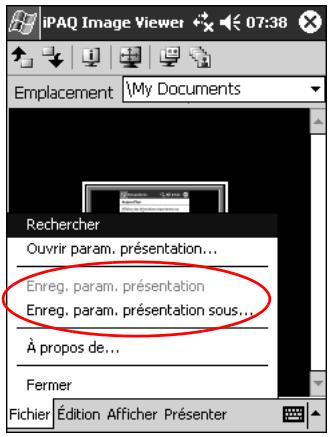 HP iPAQ Pocket PC serie h2200 - Enregistrement d'une présentation - 1