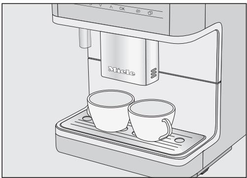 MIELE CM6160 - Préparer 2 doses (touche) - 1