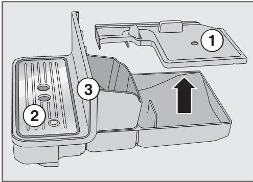 MIELE CM6160 - Bac d'égoutage et bac à marc de café - 1