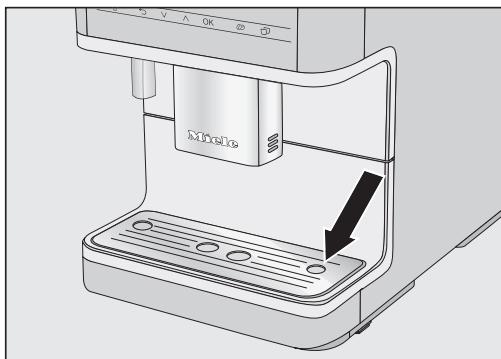 MIELE CM6160 - Nettoyer la plaque d'égoutage - 1