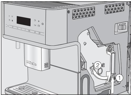 MIELE CM6160 - Nettoyer l'unité de percolation et l'intérieur - 1