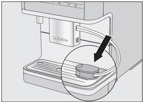 MIELE CM6160 - Rincer le conduit de lait - 1