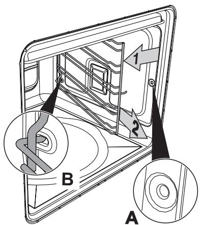 SMEG SUK62CBL8 - Démontage des supports des glissières - 1